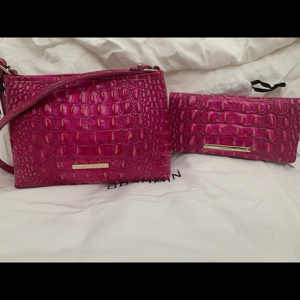 NWT Brahmin Potion Lorelei Handbag and Matching Ady Wallet